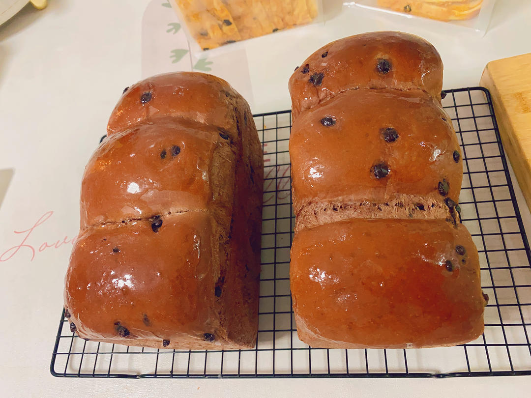 奶油巧克力吐司