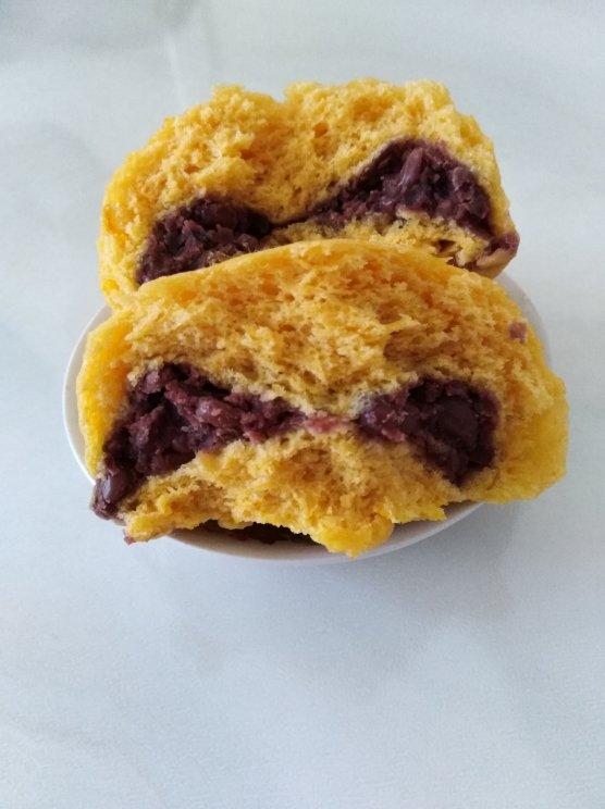 不加水的南瓜豆包