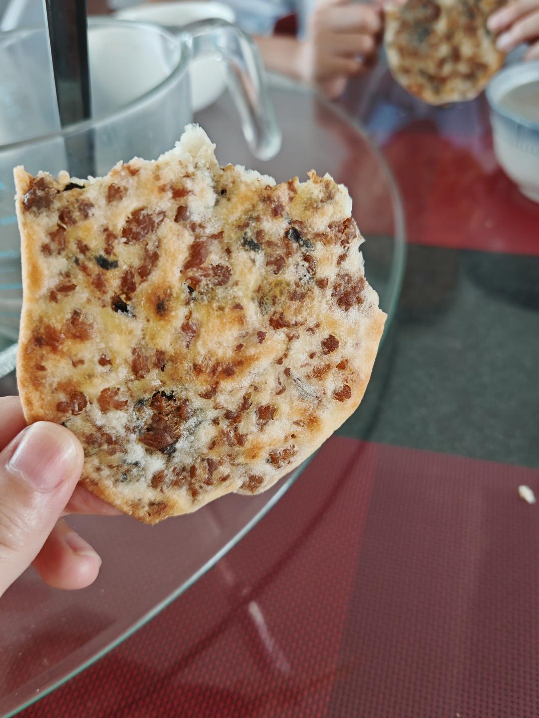 酥脆掉渣梅干菜锅盔（熟馅儿版）