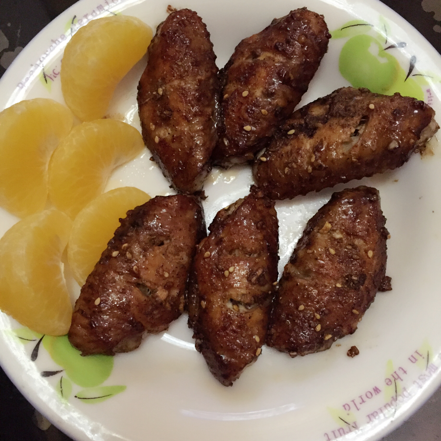 烤鸡翅（自制腌料）