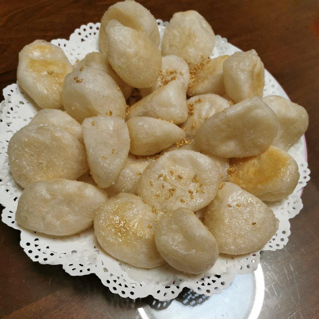 外脆内糯的炒汤圆
