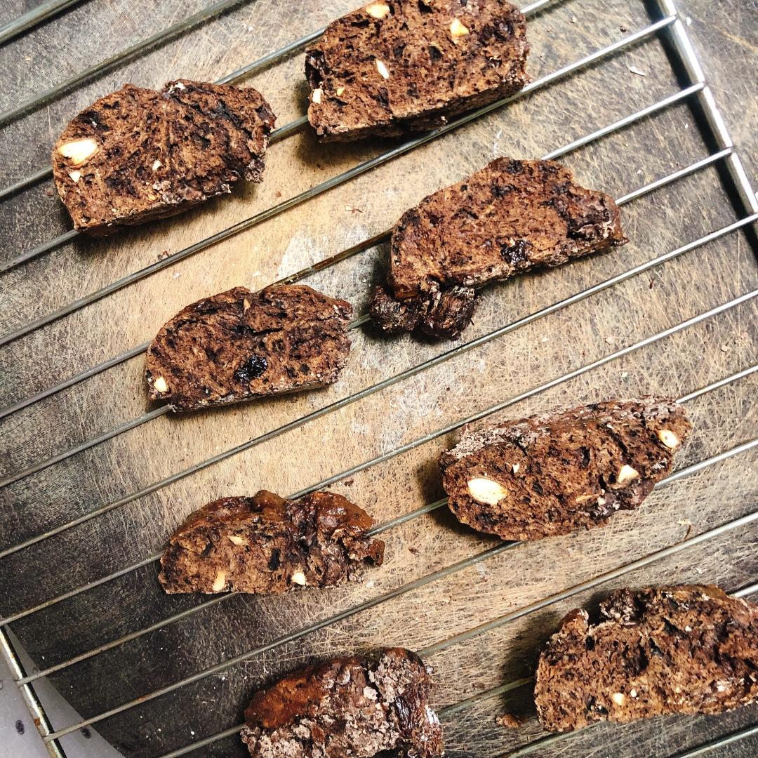 无油杏仁巧克力意式脆饼丨健康·零食（附7个意式脆饼成功要点）