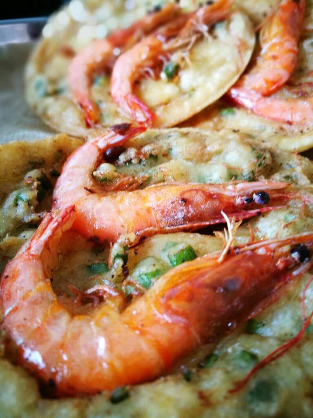 jing静做的湛江炸虾饼