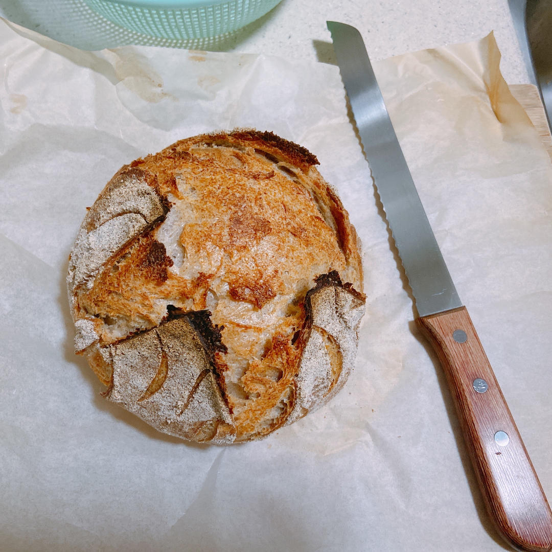 天然酵种欧包之练习