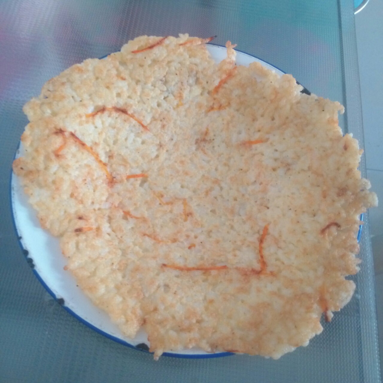 剩米饭鸡蛋煎饼