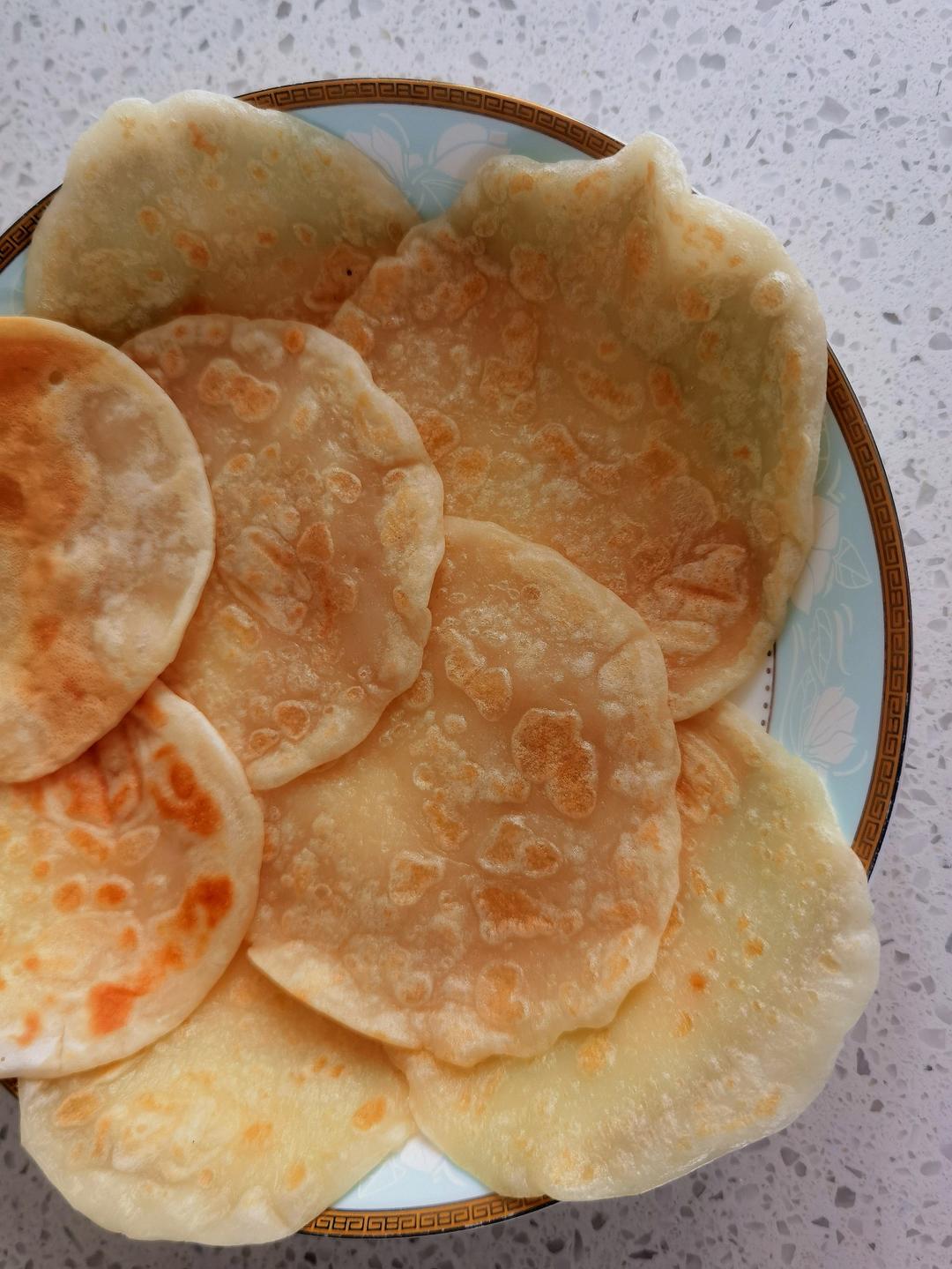 不用和面的【奶香糯米饼】
