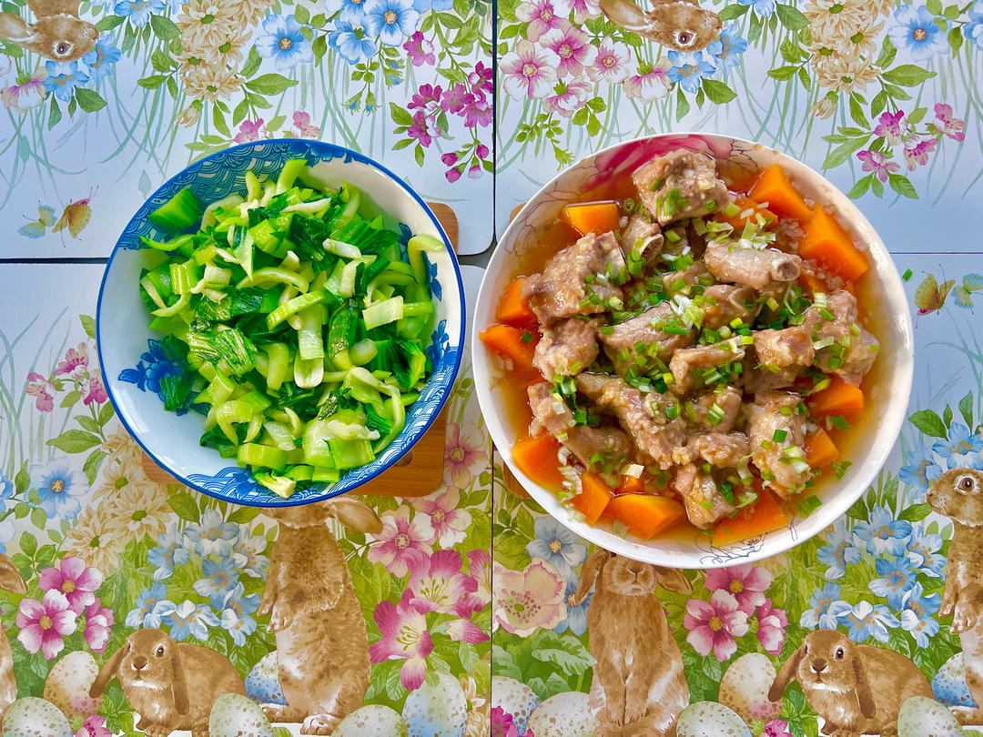 两步！做出嫩滑又多汁的南瓜🎃蒸排骨