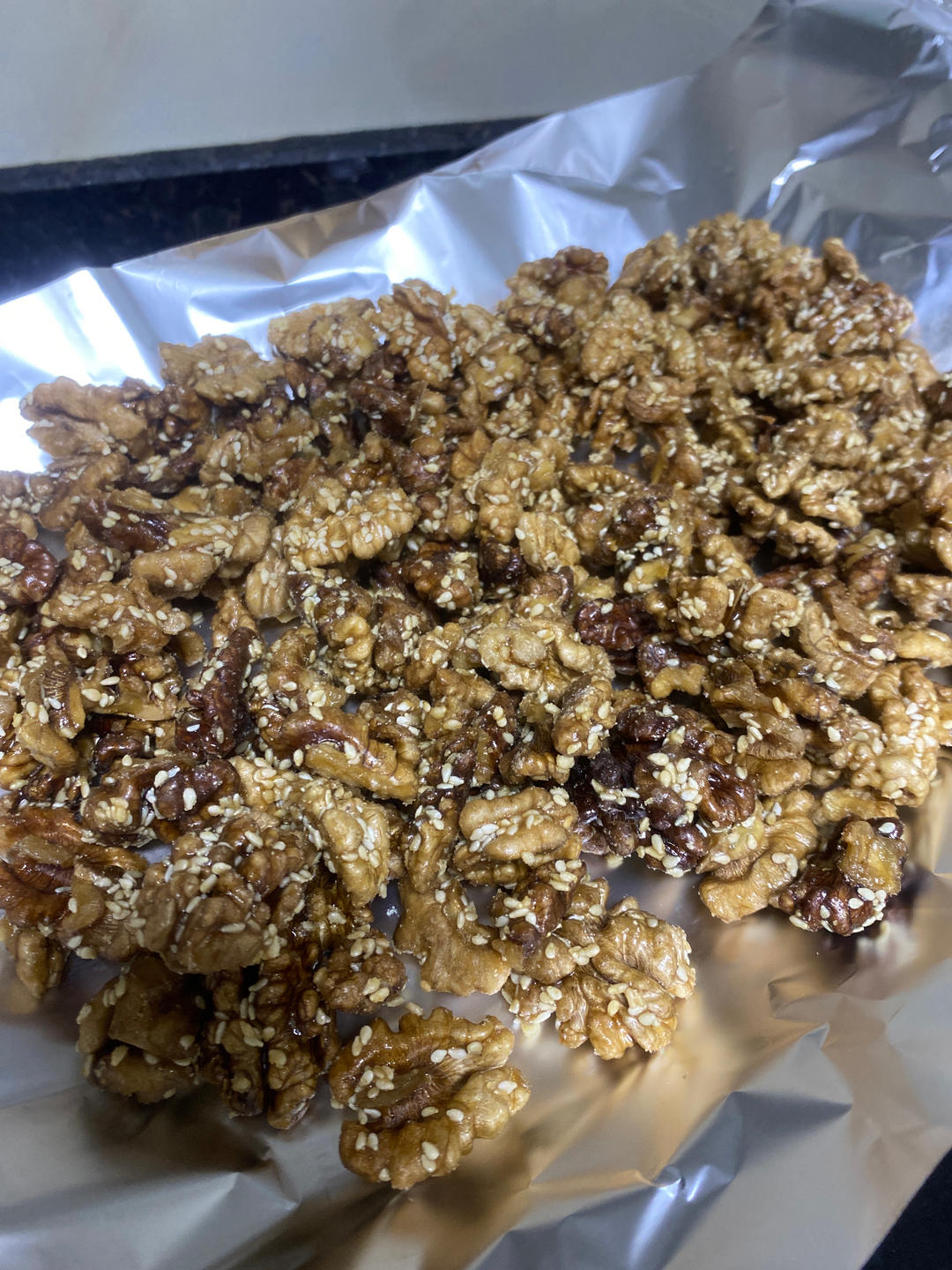 超简单懒人琥珀核桃（非油炸）