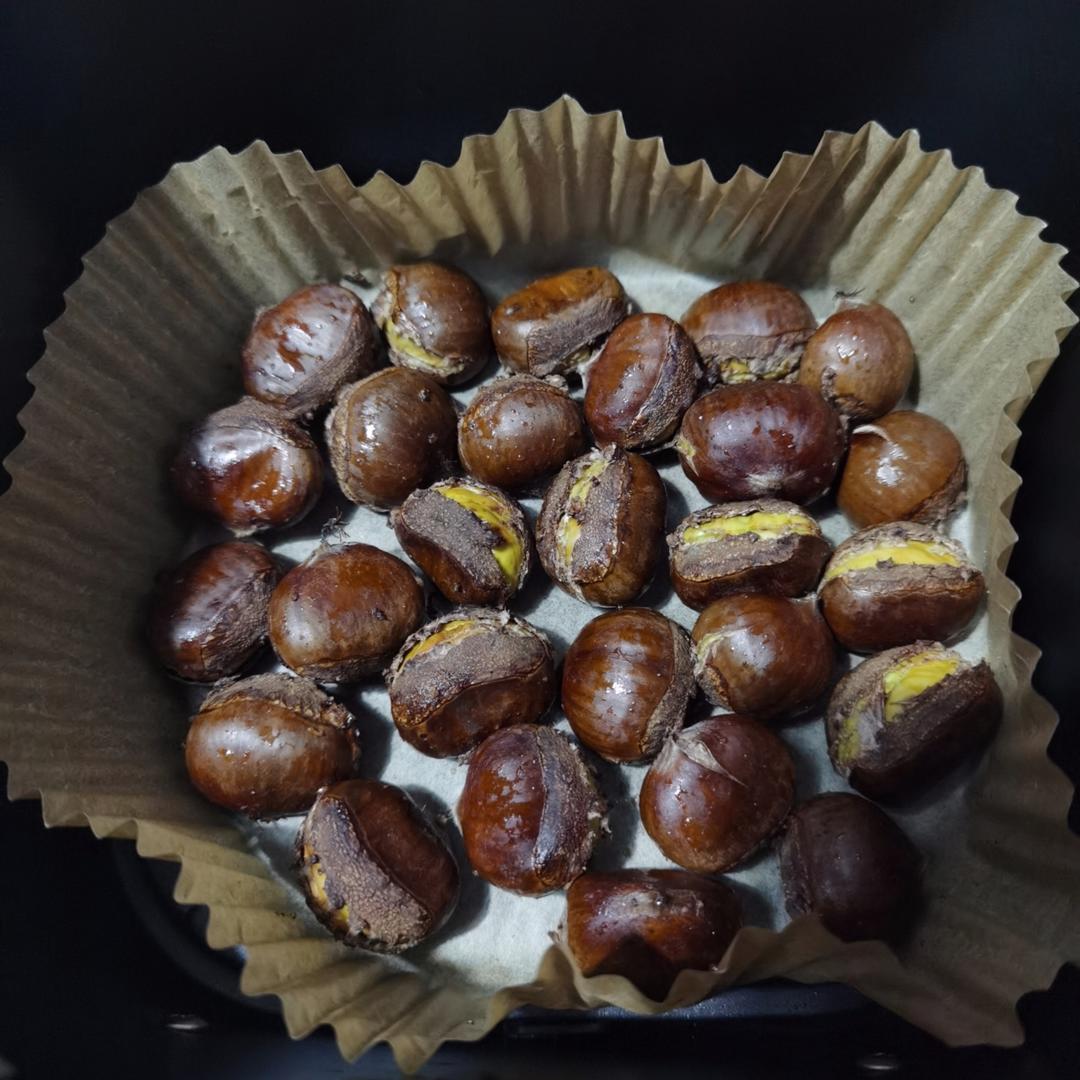 空气炸锅烤栗子