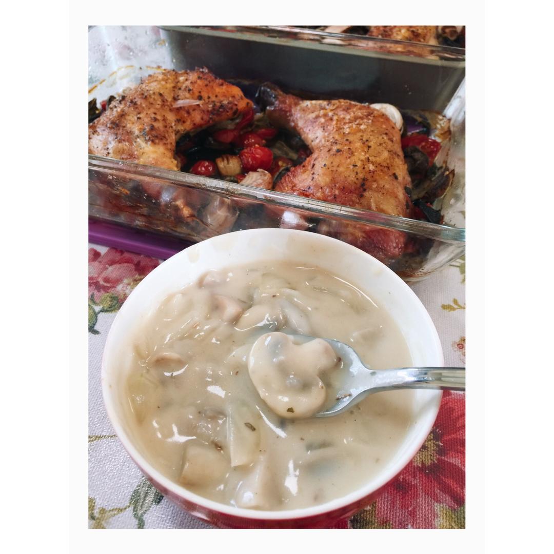 奶油蘑菇汤（完美比例版）
