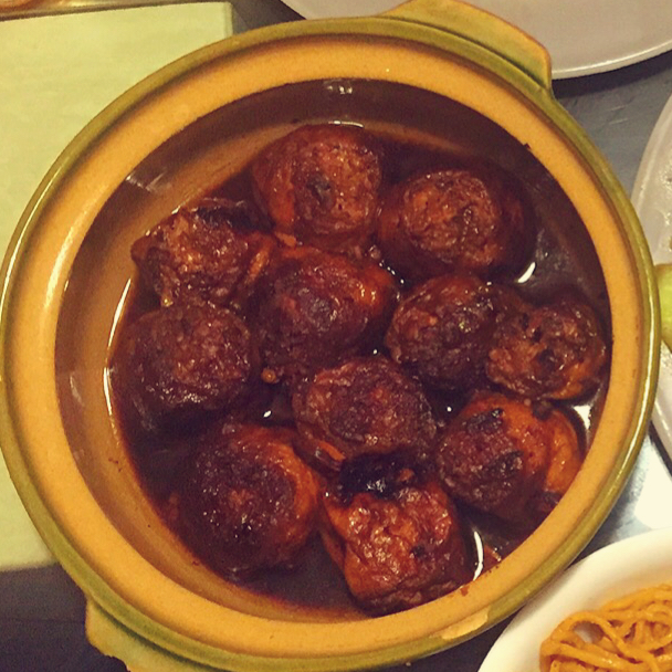 油皮肉丸子