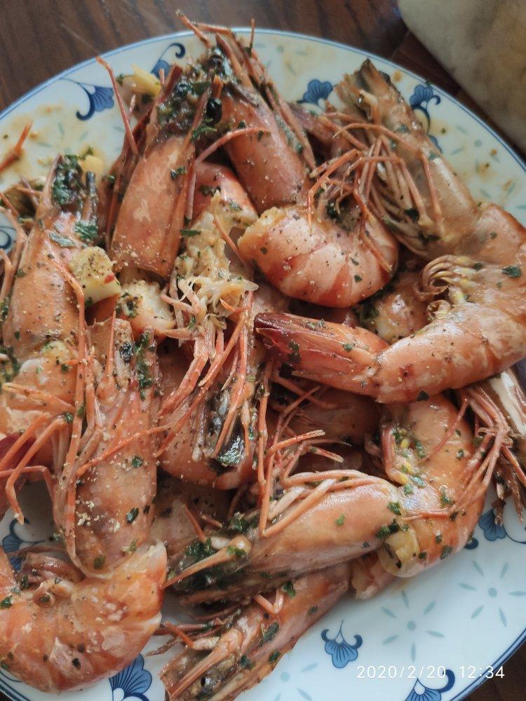 【山姆厨房】大蒜胡椒黑虎虾