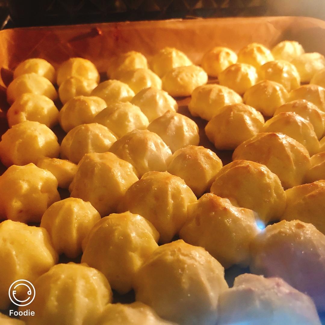 简单易成功的奶油小泡芙做法