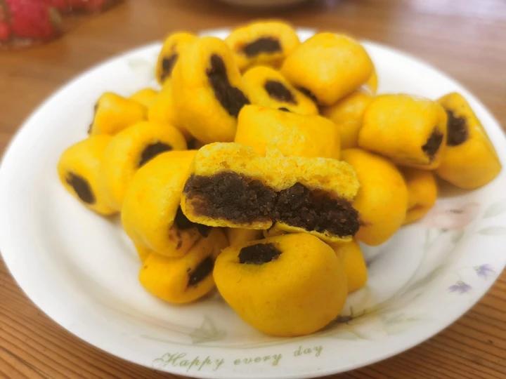 红豆沙南瓜小馒头