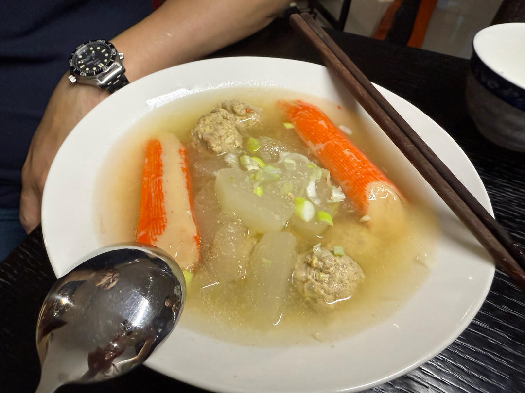 巨鲜美的冬瓜丸子汤