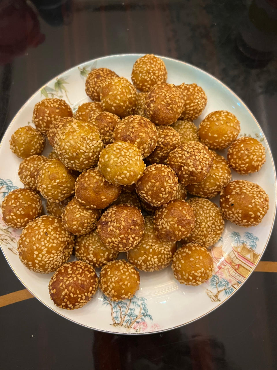 地瓜糯米丸子