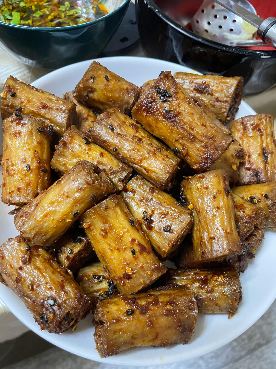 自制辣条（豆肠）