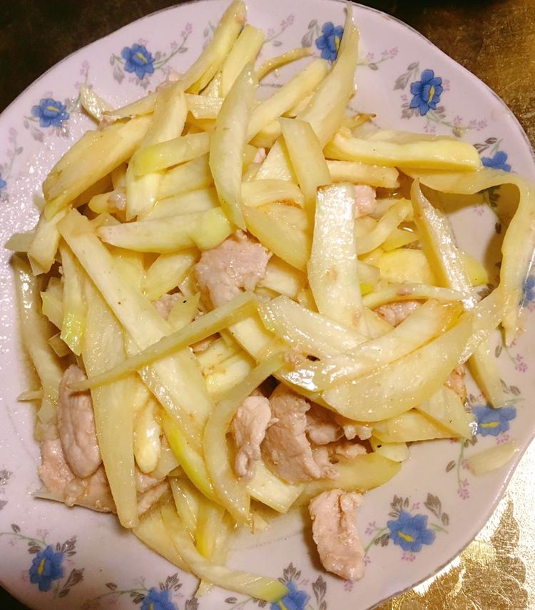 茭白肉丝