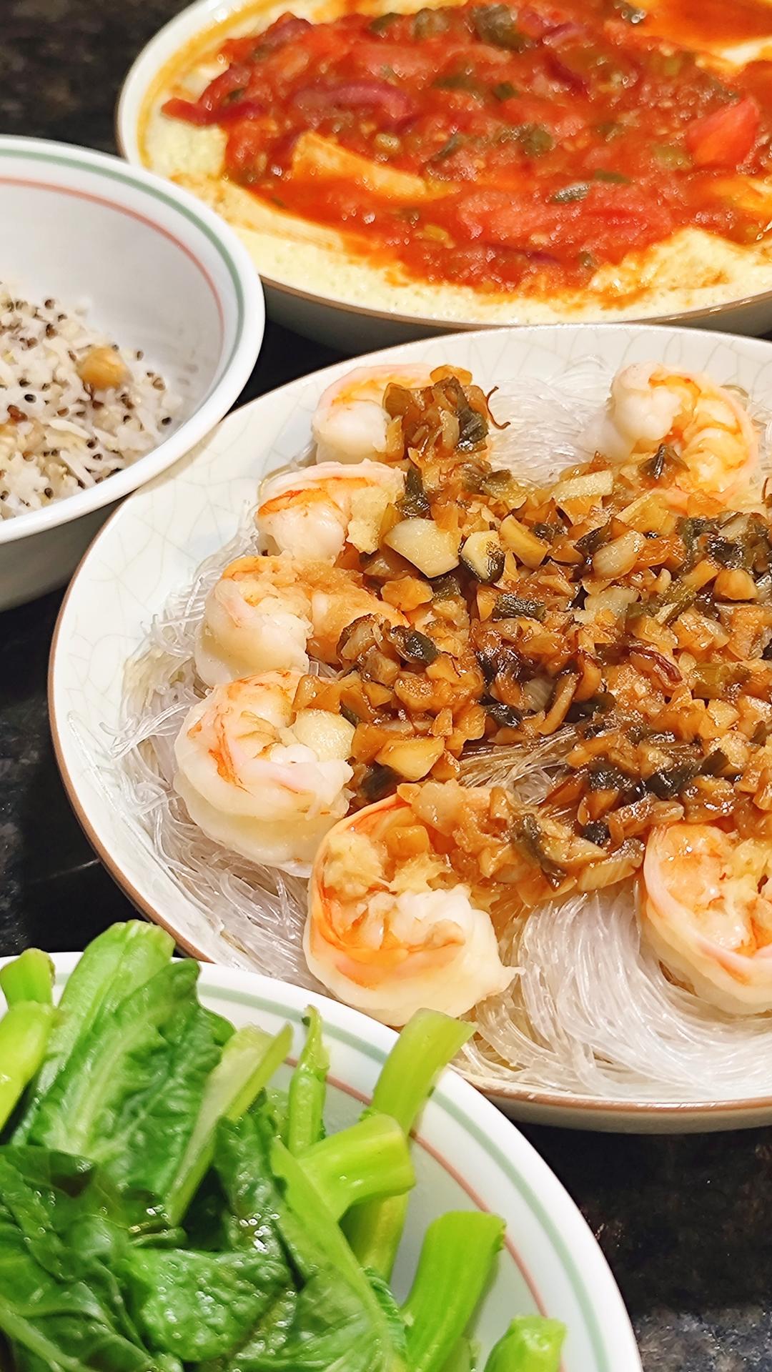 蒜蓉粉丝开背虾