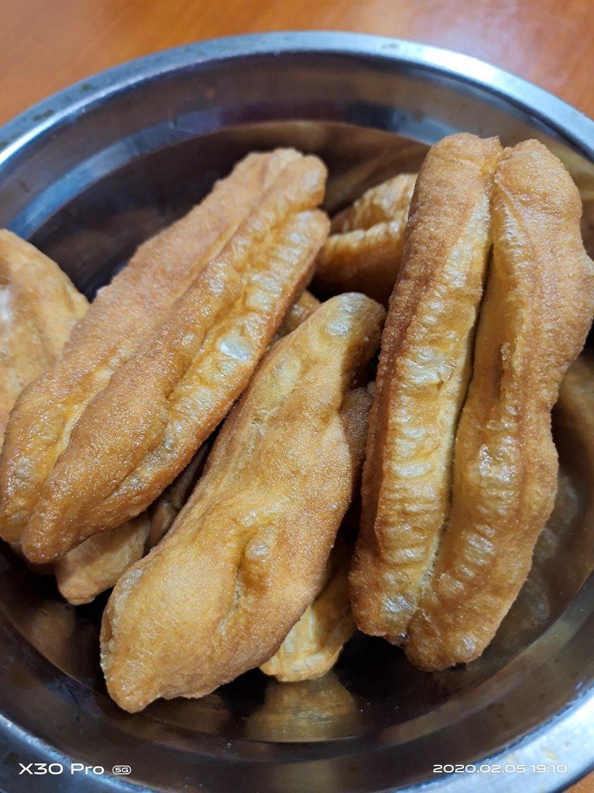 自制无泡打粉油条