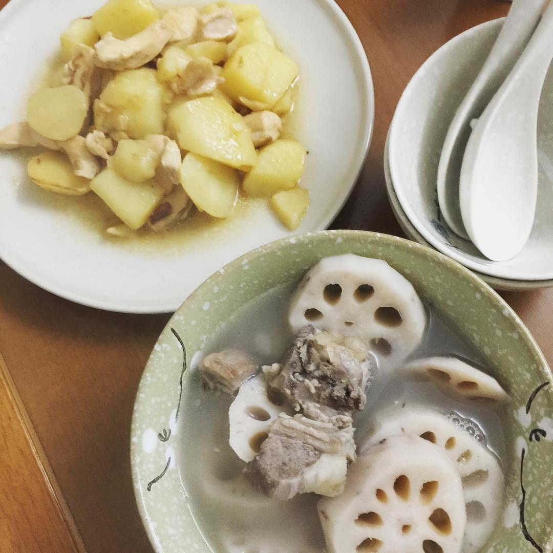 土豆焖鸡
