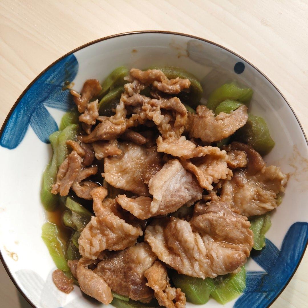 夏日清爽不油腻—丝瓜蒸肉片