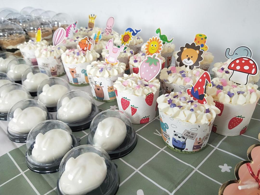 纸杯蛋糕 8寸戚风蛋糕的量