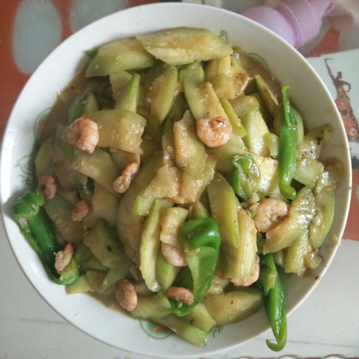 虾米炒丝瓜