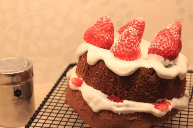 6寸原味戚风蛋糕