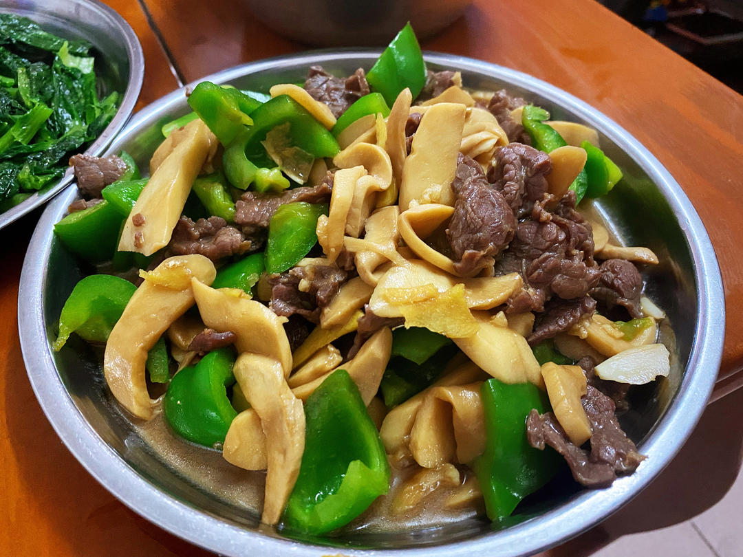 杏鲍菇炒牛肉改进版