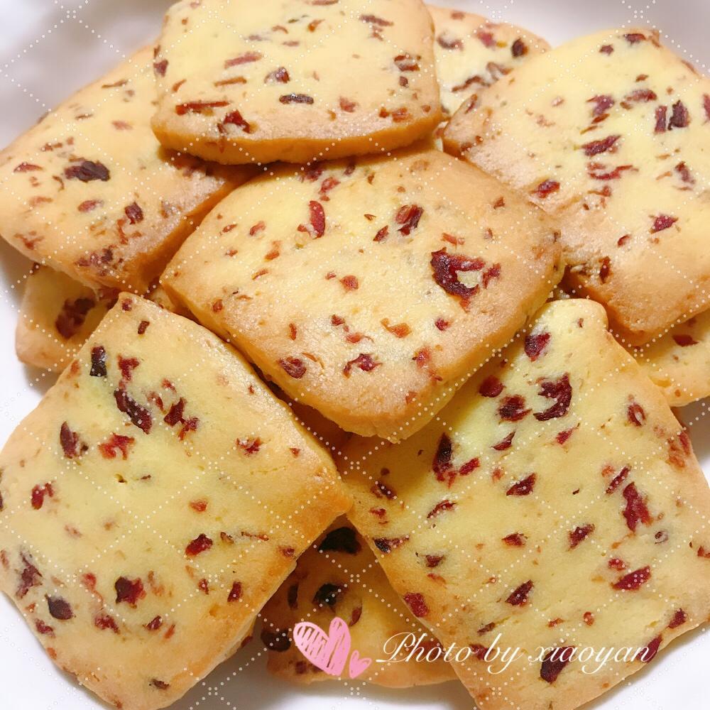 低糖少油版蔓越莓饼干