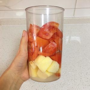 西红柿苹果汁的做法 步骤2