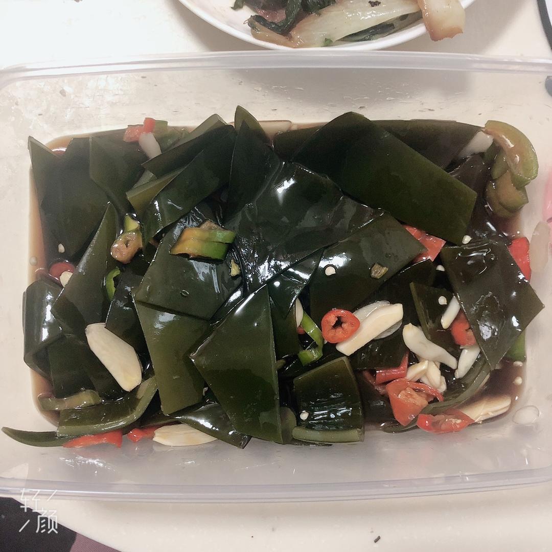 简单美味的酸辣海带块