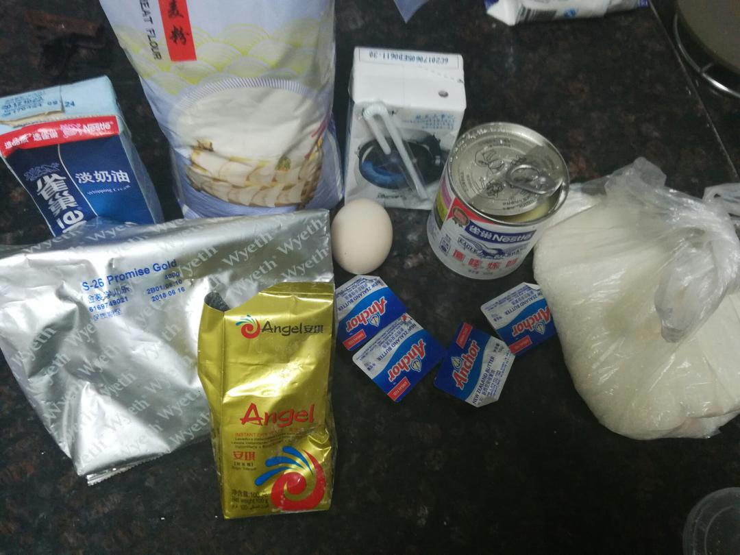 纯奶手撕吐司的做法 步骤1