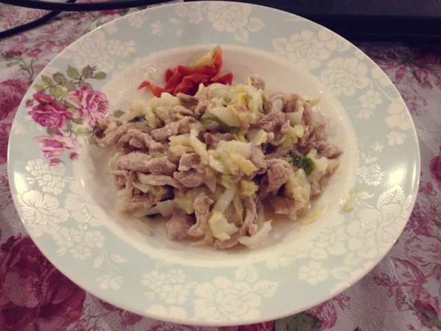 白菜肉丝