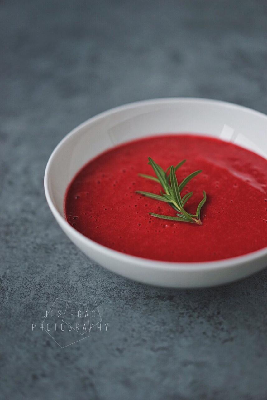 红菜头土豆浓汤！超快手！高颜值！低热量！