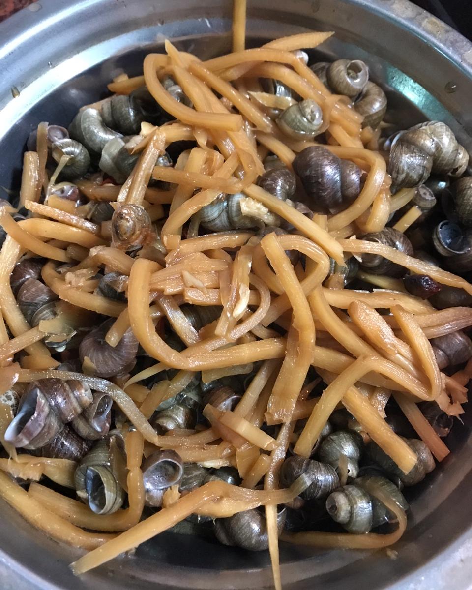 酸笋炒螺丝