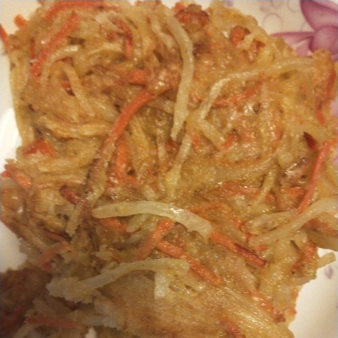 吃到嗨的土豆丝饼
