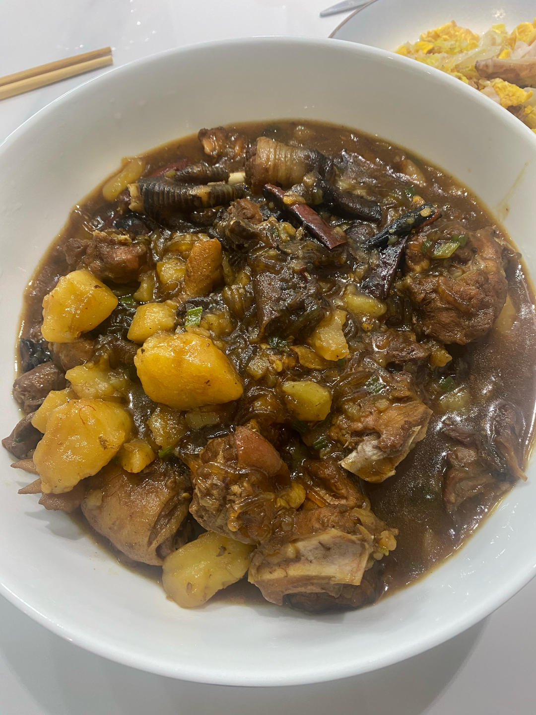 小鸡炖蘑菇