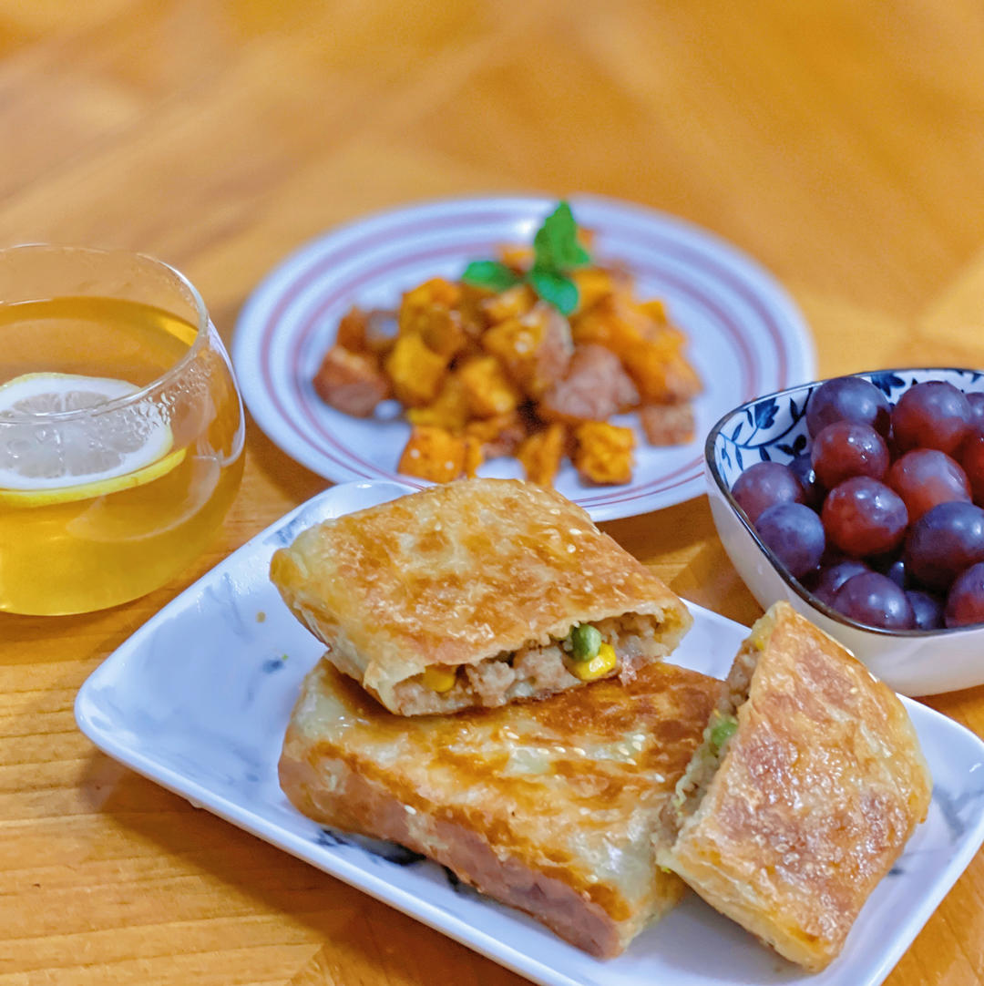 烤箱版烤红薯粒