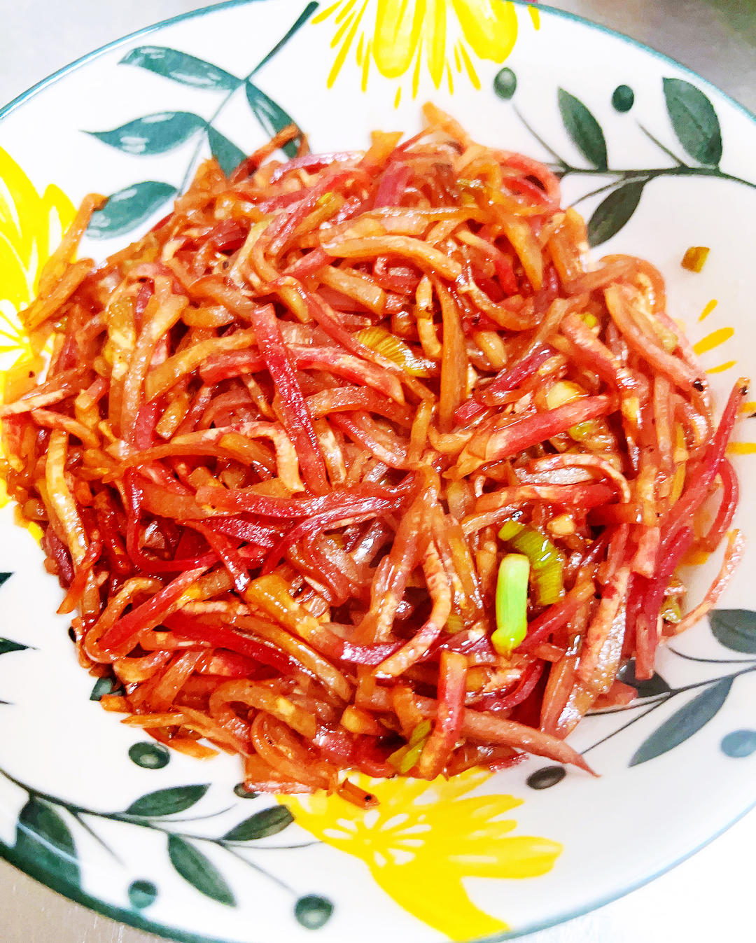 爱吃醋的红心萝卜的做法