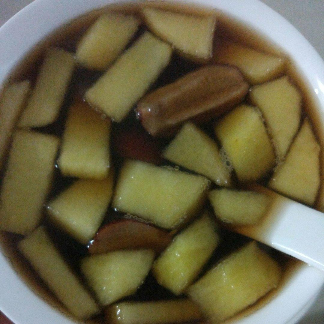 秋日苹果红枣糖水