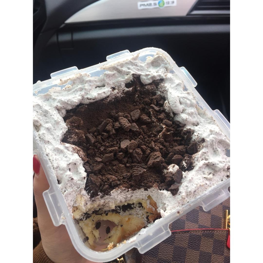 好吃到流泪的奥利奥咸奶油盒子蛋糕