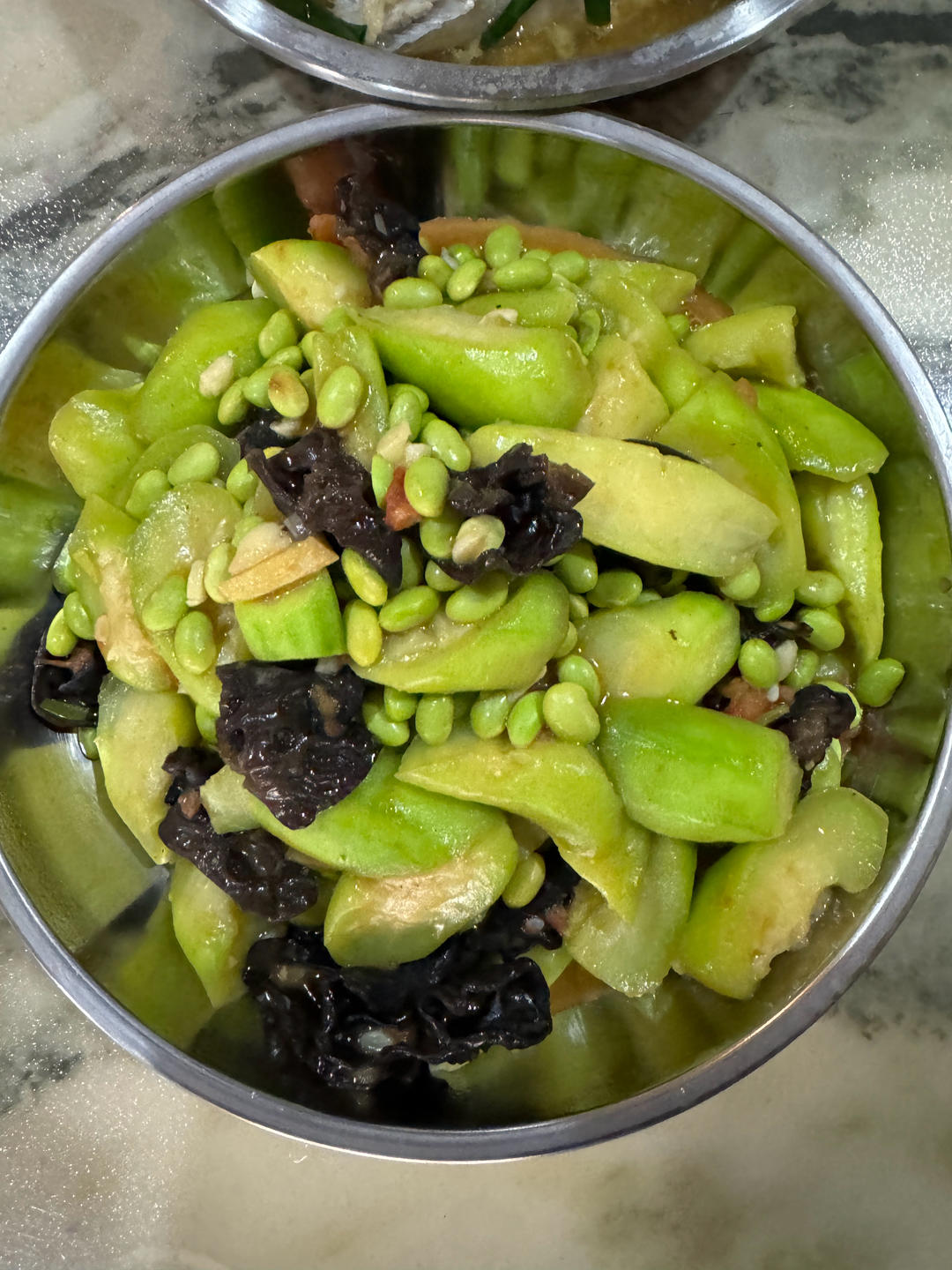 丝瓜怎么炒不黑？