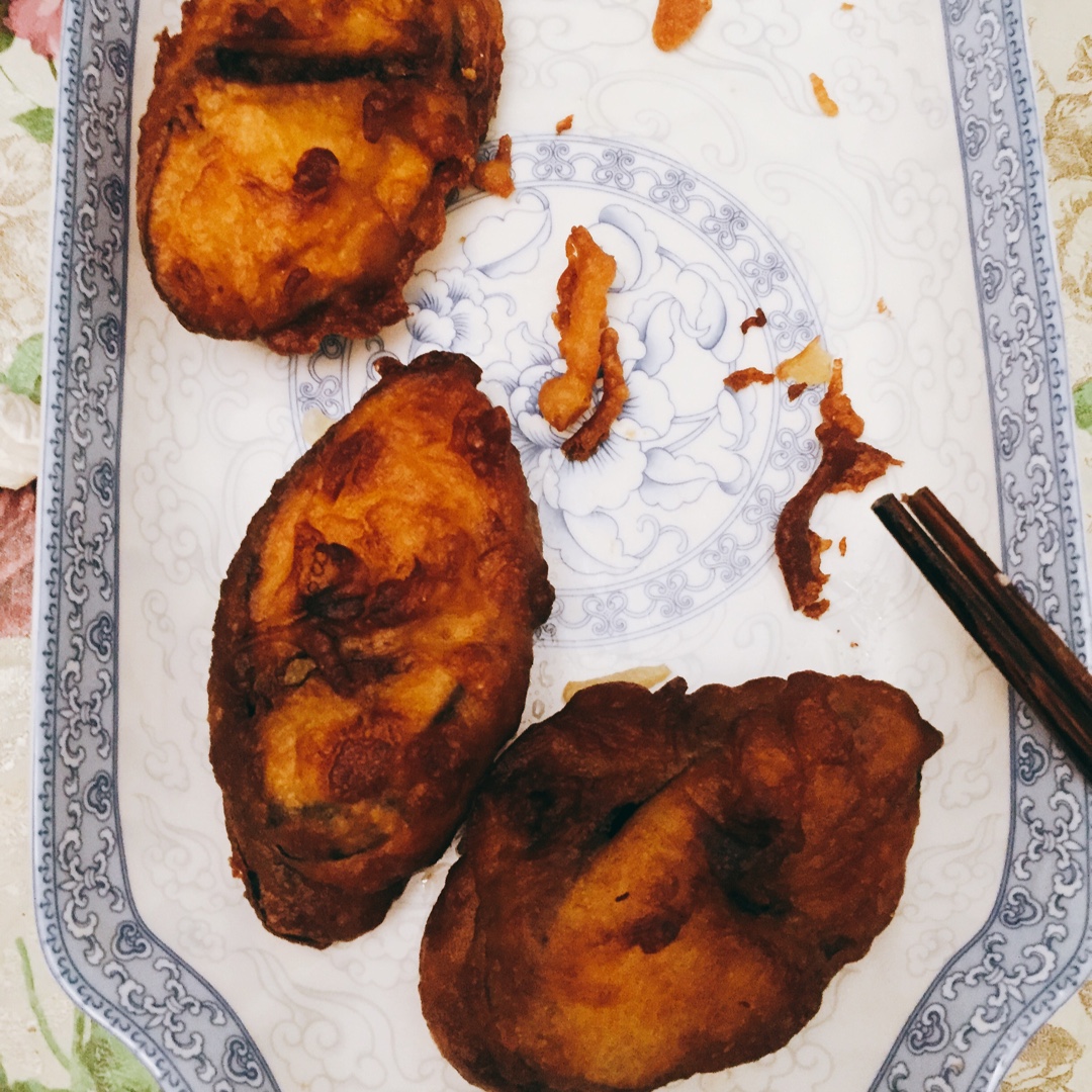 香炸茄盒-家乡的味道 Stuffed Fried Eggplant with Pork