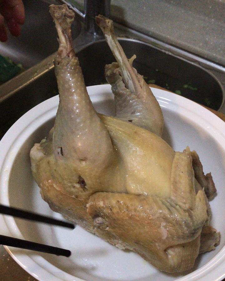 电饭煲版盐焗鸡