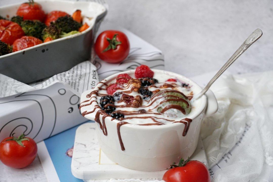 料多多无糖酸奶浸汤圆【轻卡小食】