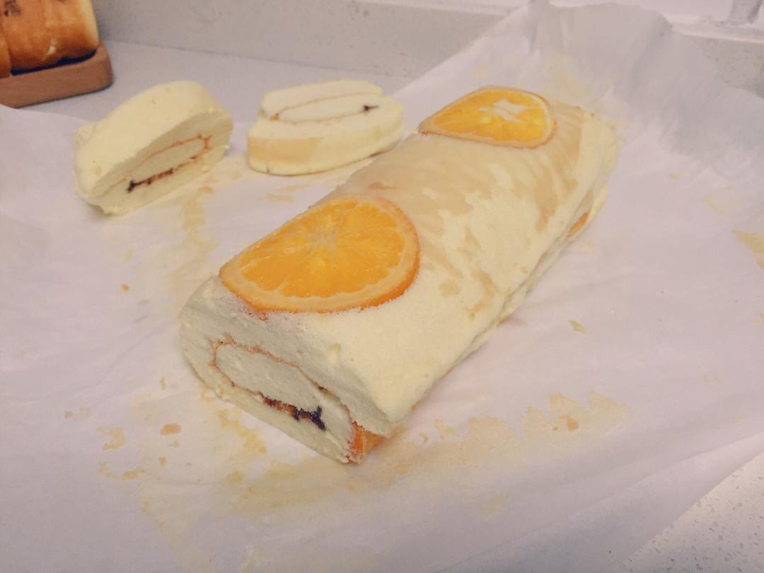 橙香蛋糕卷