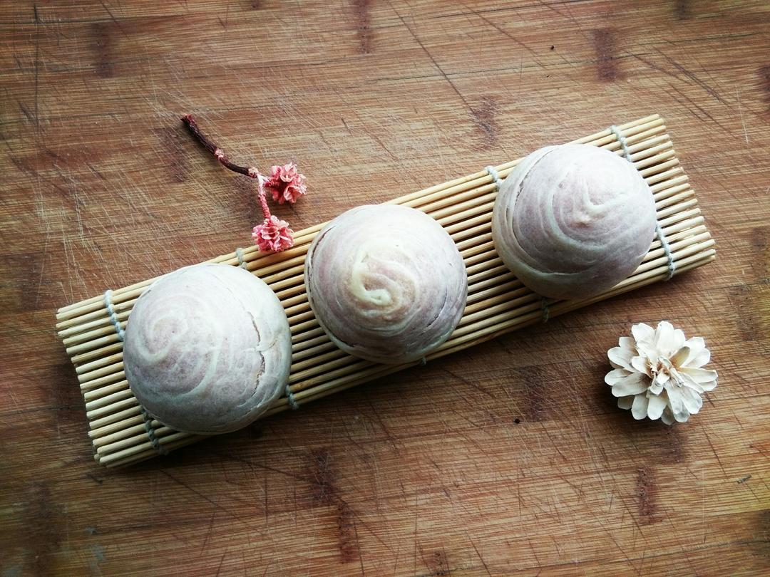 麻薯香芋酥/台湾大甲芋头酥(无猪油完美复刻2015.10修订各种抹茶酥、绿茶酥、蛋黄酥、紫薯酥通用哟）