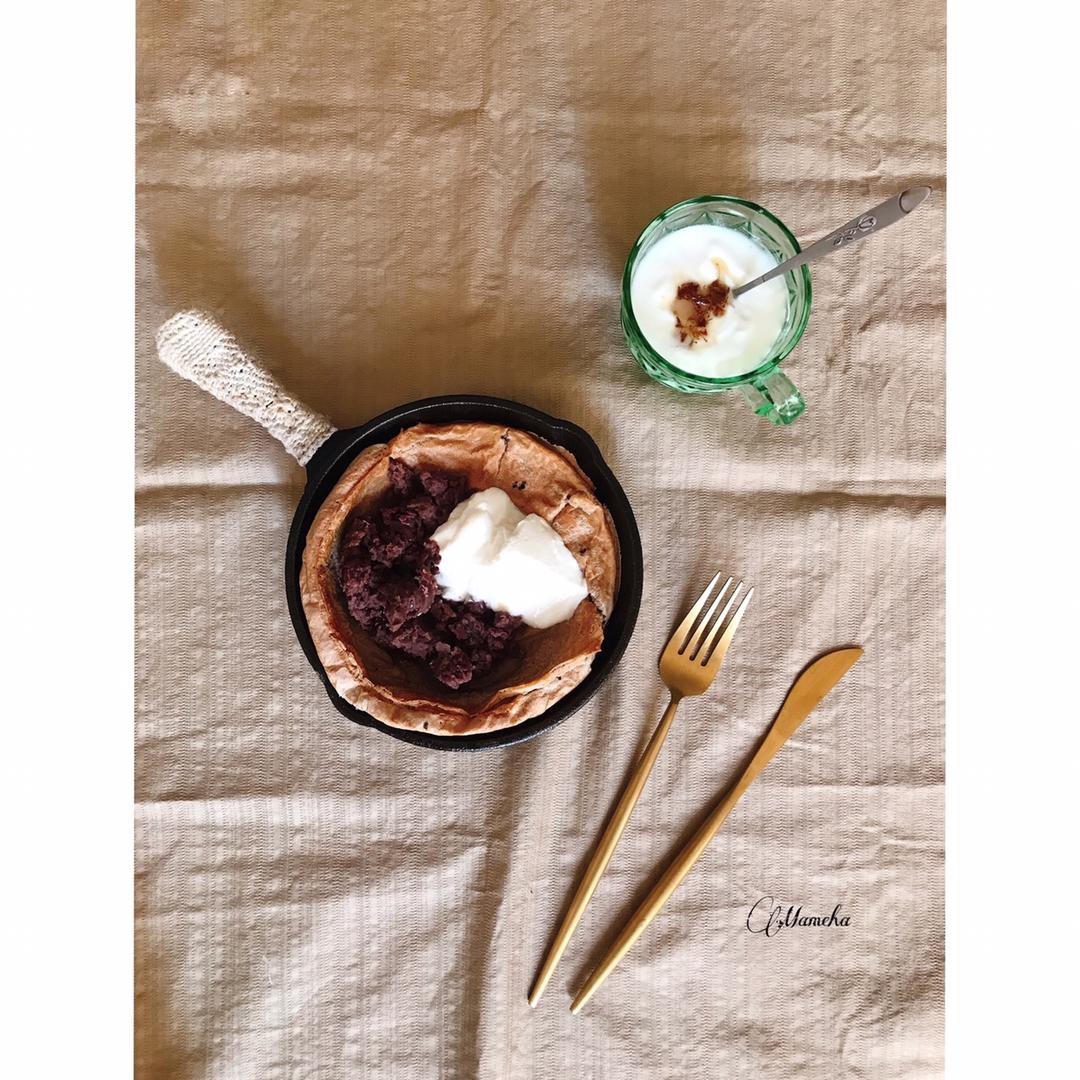 快手早餐 | 荷兰松饼的万能公式（可甜可咸）